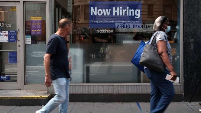 美上周初領失業金人數略有下滑 仍近5個月高點(圖片：AFP)