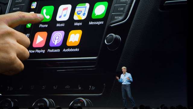 蘋果秋季將更新CarPlay 可透過儀表板付油錢(圖片：AFP)
