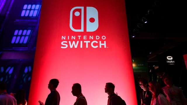 任天堂 Switch 系列機種6月日本銷量較上月大減近4成。(圖:AFP)