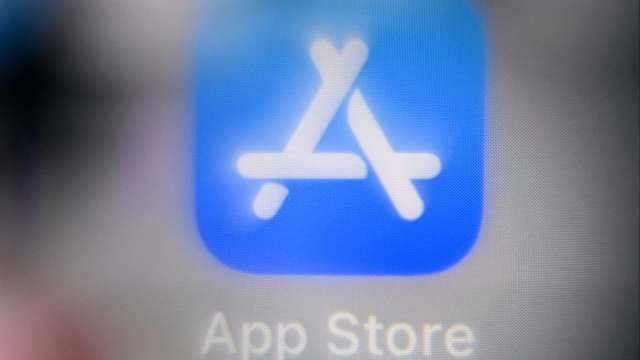 App Store中國銷量大降 蘋果遭大摩砍目標價至185美元 (圖片:AFP)
