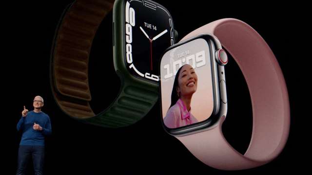 傳蘋果秋季將推出Pro版本Apple Watch 售價900美元以上(圖片：AFP)