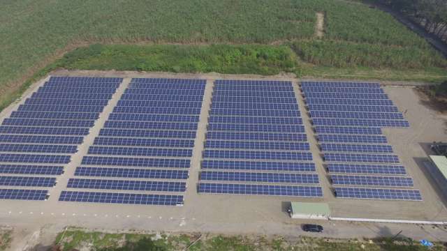 台糖擬釋地設置300MW太陽光電，將保留3成綠電給中小企業。(圖:台糖提供)