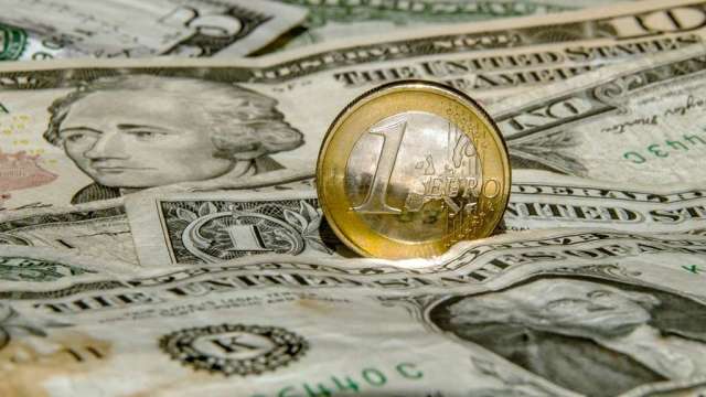 歐元兌美元幾已達平價。（圖：AFP）