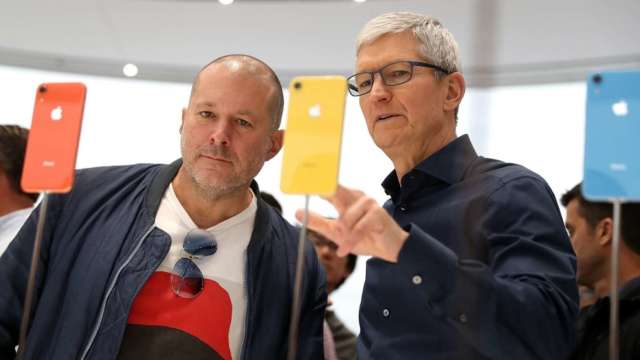 蘋果與前設計總監Jony Ive傳已結束合作關係 (圖：AFP)