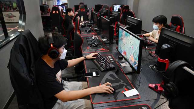 中国游戏股迎春燕 当局对游戏产业审查曝松绑迹象(图片：AFP)(photo:CnYes)