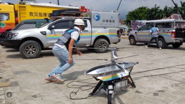 雷虎無人機參與民安8號大型災害防救災演習。(圖：雷虎提供)