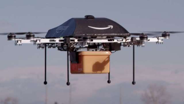 亞馬遜今年稍後在美國德州以無人機遞送包裹。（圖：亞馬遜）