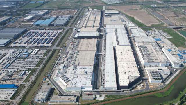 上海廠成特斯拉全球年產能最高工廠。(圖: 特斯拉)