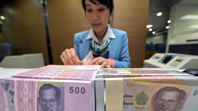 泰國央行不急於嚴打通膨 泰銖走弱(圖:AFP)
