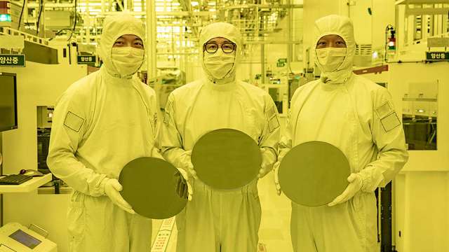 三星舉行3奈米GAA架構晶片出廠儀式  (圖片：AFP)