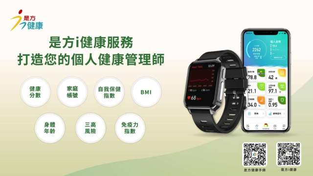 中華電攜手是方推健康手錶。(圖:業者提供)