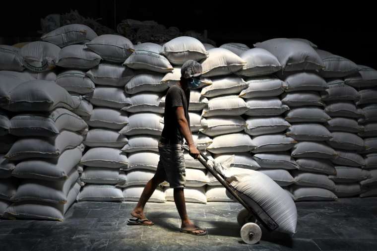 印度今年曾祭出糧食出口限制措施。(圖: AFP)