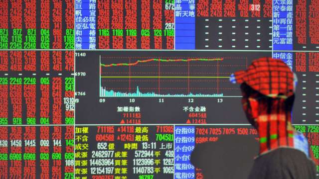 台股大漲逼近15200點 三大法人聯手買超167.33億元。(圖：AFP)