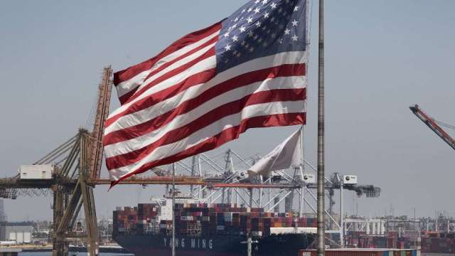 美國7月進口物價降幅超過預期。（圖：AFP）