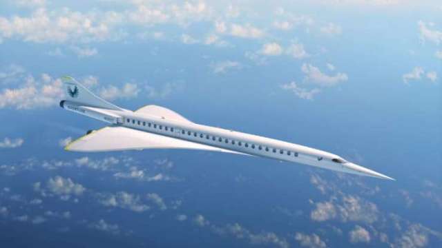 美國航空同意向Boom採購20架超音速客機。（圖：Boom示意圖）