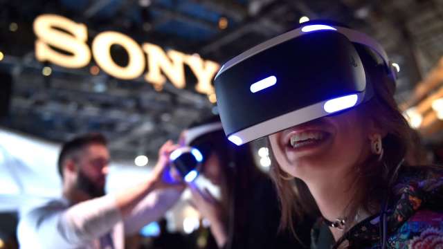 索尼宣布新一代VR眼鏡「PSVR2」在2023年初上市 (圖片：AFP)