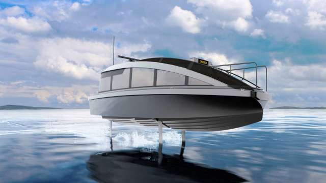 Polestar將提供水翼船製造商Candela船用電池。（圖：Candela官網）