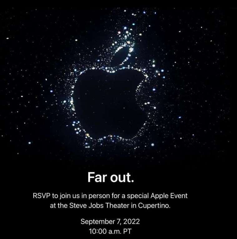 蘋果秋季新品發表會將於下周三舉行。圖片：蘋果