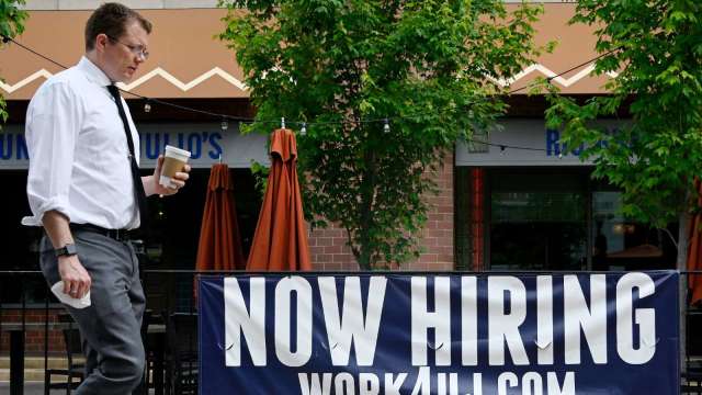 美上周初領失業金人數連三周下滑 創兩個月新低(圖片：AFP)
