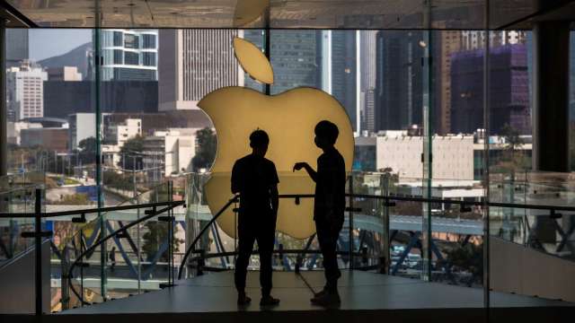 蘋果在美國市佔率跨越50%大關。(圖: AFP)