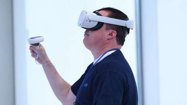 Meta攜手高通開發VR晶片 攻向元宇宙(圖片：AFP)