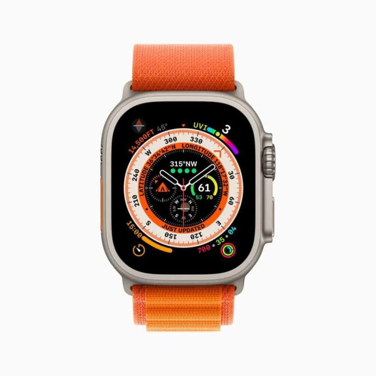 Apple Watch Ultra。(圖片：蘋果)