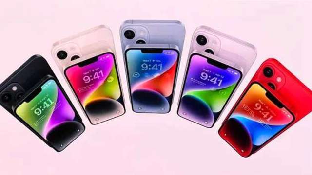 中華電、遠傳開放iPhone14全系列預約，9/16起陸續發售。(圖:蘋果)
