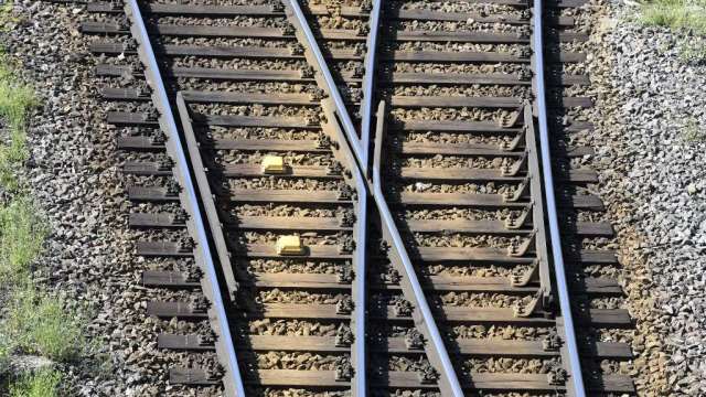 美國鐵路工會將展開罷工。（圖：AFP）