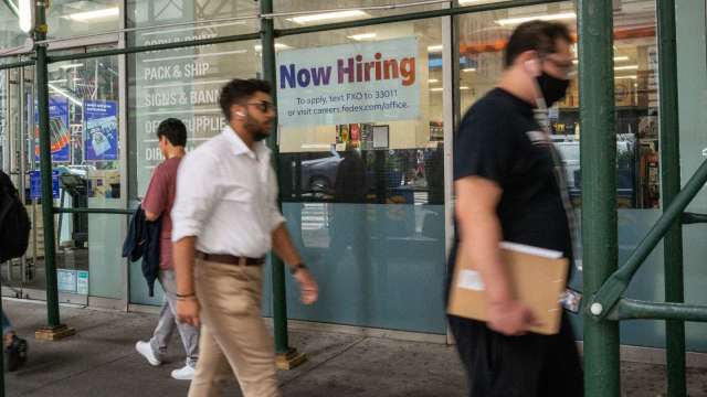 美上周初領失業金人數連五降 創3個月新低(圖片：AFP)