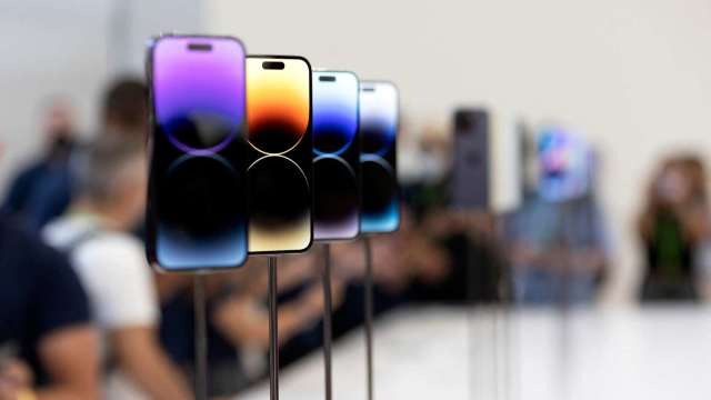 買氣大增?蘋果延遲部分iPhone 14 Pro預購交貨日(圖片：AFP)