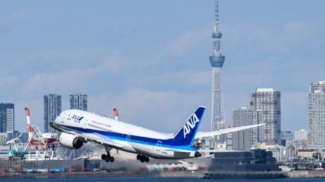 全日空看好商務需求 10月底開始每天往返台北東京 (圖片：AFP)