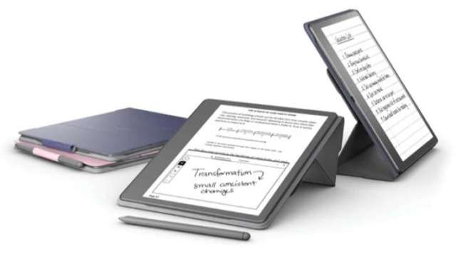 亞馬遜Kindle電子書閱讀器新品再添手寫功能，元太可望受惠。(圖:取自亞馬遜)