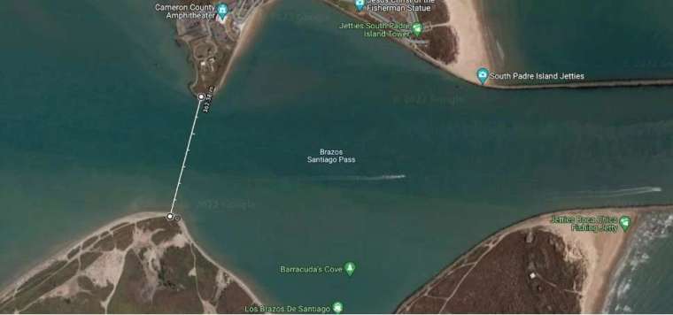 特斯拉目標是讓 Cybertruck 能夠穿越 SpaceX 的星際基地和德州的南帕德雷島之間的水域 (圖片：electrek)