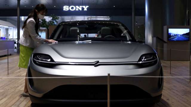 Sony Honda宣布在美國生產電動車 2025年展開線上預售 (圖片：AFP)