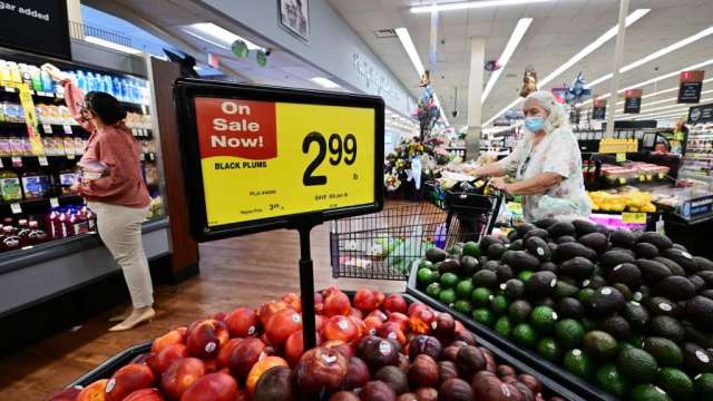 美国9月零售销售意外持平。（图：AFP）(photo:CnYes)
