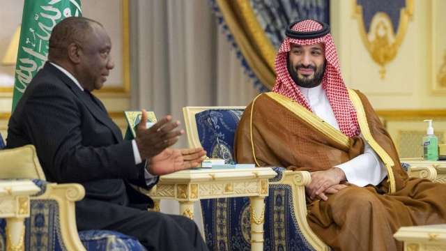 沙烏地有意加入金磚國家 南非總統：明年峰會將討論(圖:AFP)