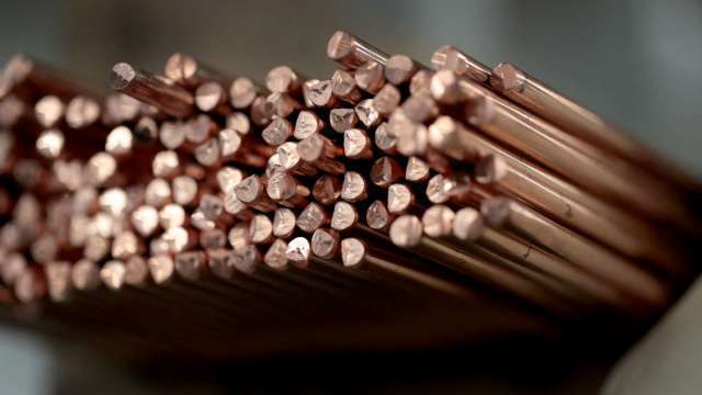 全球銅庫存已降至危險水準。(圖: AFP)