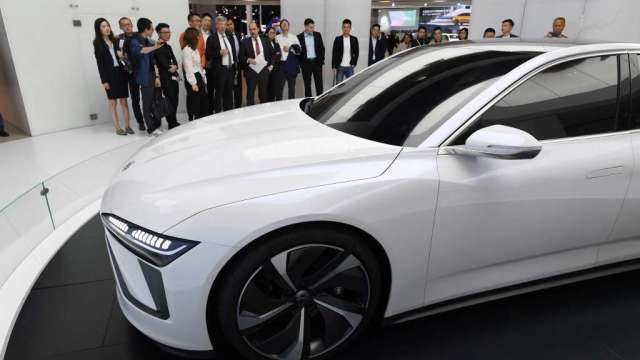 蔚來汽車合肥工廠已恢復生產(圖:AFP)