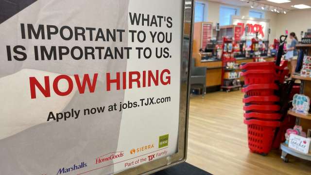 美國經濟降溫 上周初領失業金人數仍近歷史新低(圖片：AFP)
