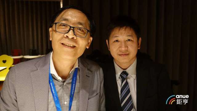 牧德董事汪光夏(左)及總經理陳復生。(鉅亨網記者張欽發攝)
