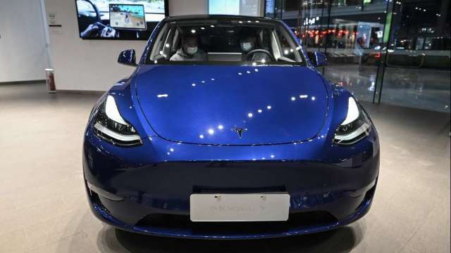 特斯拉縮短Model 3和Model Y交車等待時間。（圖：AFP）