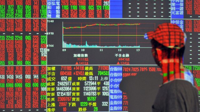 反攻2000點後 台股休息再上? 匯率走勢牽動外資態度。(AFP)