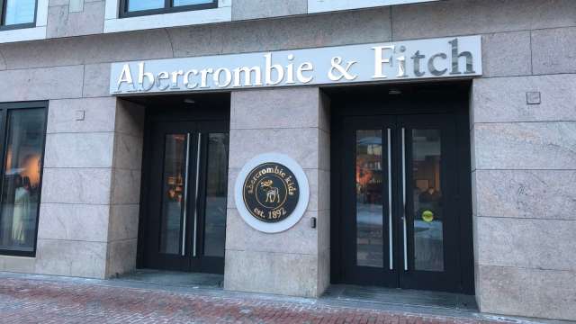 Abercrombie & Fitch Co上季銷售超預期。（圖：張祖仁攝）