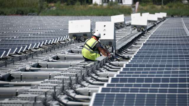 WSJ：傳比亞迪在內4家中國太陽能業者規避關稅(圖片：AFP)