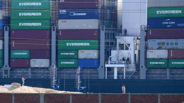 SCFI連26黑跌幅續收斂 歐洲線止跌上漲。(圖：AFP)
