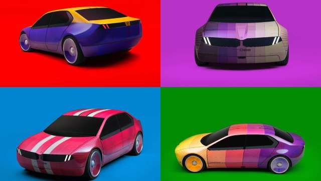 元太發表全新E Ink Prism 3技術，BMW概念變色車再升級。(圖:元太提供)