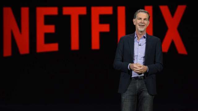 〈財報〉Netflix Q4新增用戶輕鬆超越預期 創辦人哈斯汀宣布卸下CEO職務 (圖:AFP)
