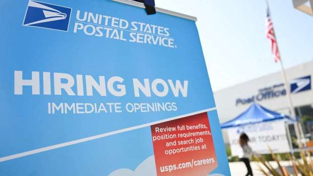 美國上周初領失業金人數再減6000人。（圖：AFP）