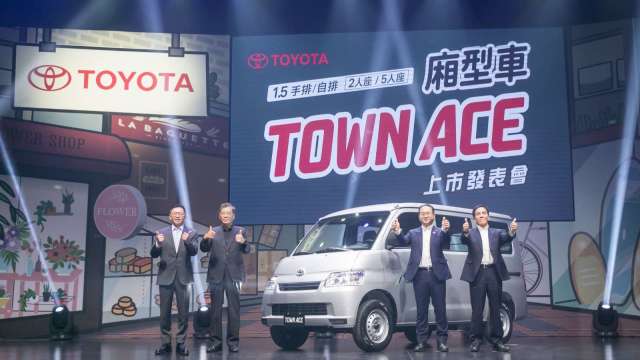 TOYOTA TOWN ACE 1月拿下的輕型商用車銷售王。(圖：和泰車提供)