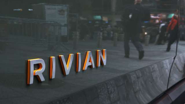 Rivian与亚马逊谈判结束电动货车独家採购协议。（图：AFP）(photo:CnYes)